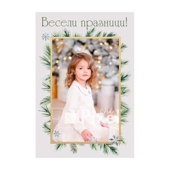 Коледна магнитна снимка модел 7